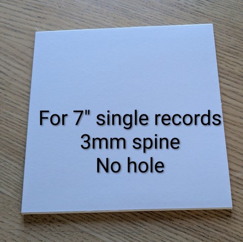 White card sleeves - sleeves, 3mm