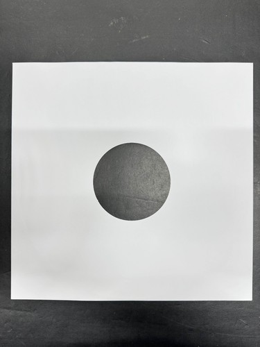 Vinyl white paper squared - 12",