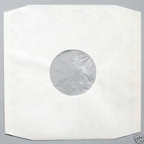 White vinyl record poly - record,