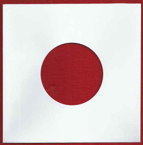 White paper record sleeves - white,