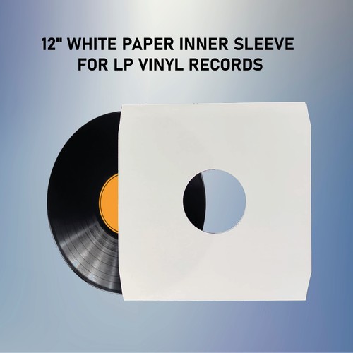 White paper vinyl record - ,