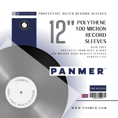 100 plastic polythene - 12",