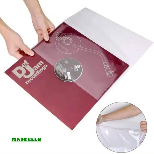 Inch record sleeves plastic - 12,
