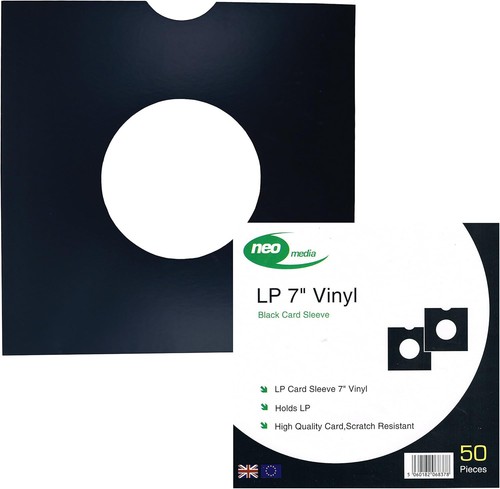 Vinyl record card sleeves - 7",